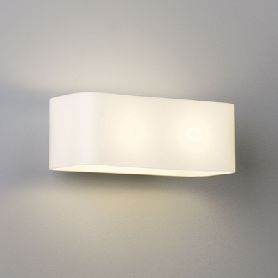 Curved Edge Rectangular Wall Light 