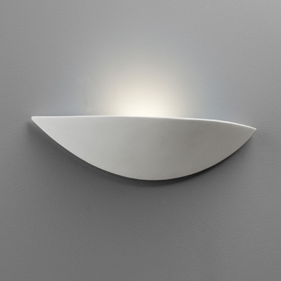 Ceramic Classic Uplighter Wall Light