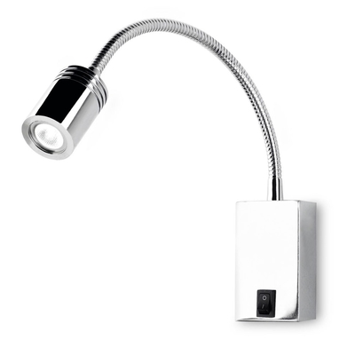 Aerial Curve Chrome LED Wall Light