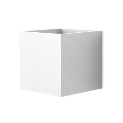 Cube White LED Wall Light