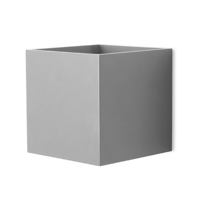 Cube Grey LED Wall Light