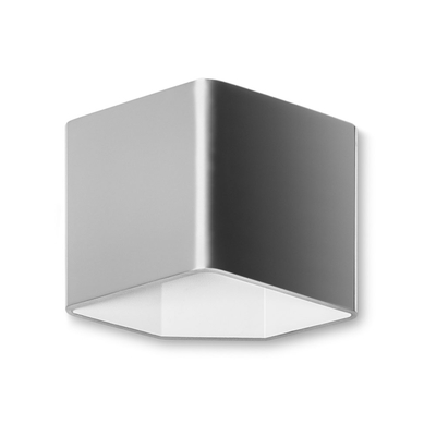 Angled Brushed LED Wall Light