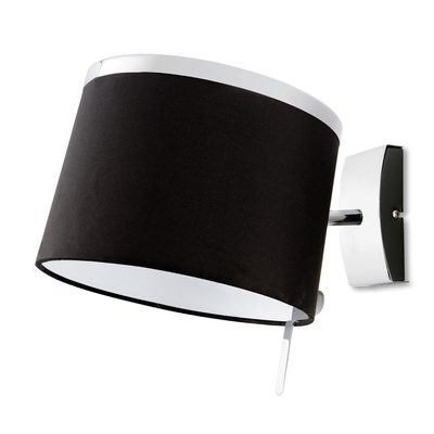 Chic Chrome, Black and Urban Grey Wall Light