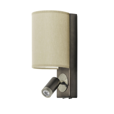 Buc Wall Light with LED Spotlight