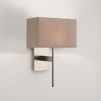 Regal Matt Nickel Wall Light