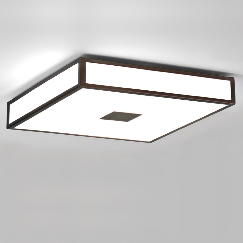 Mashiko Square 400 Bronze Ceiling Light