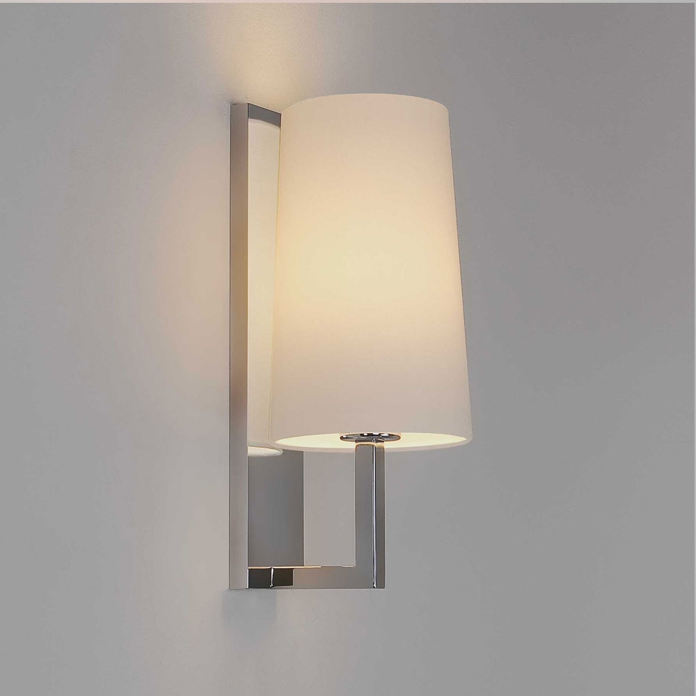 Riva wall light - polished chrome