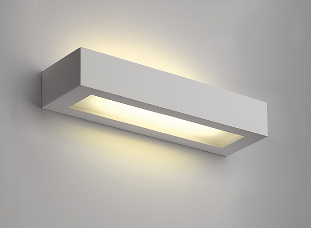 Plaster 'Shelf' Wall Light