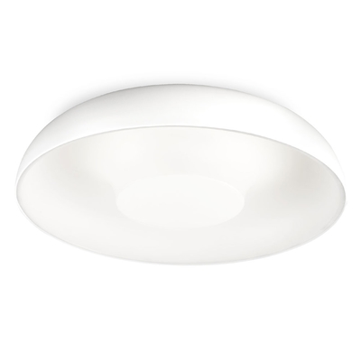 Tandem White Flush Ceiling Light