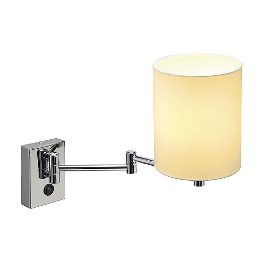 Soprano Wall Light and White Shade