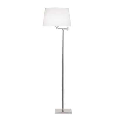 Twist Satin Nickel Floor Lamp