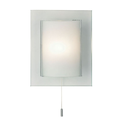 Oblong Glass Wall Light