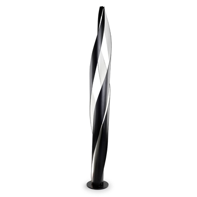 Monochrome Twist Floor Lamp