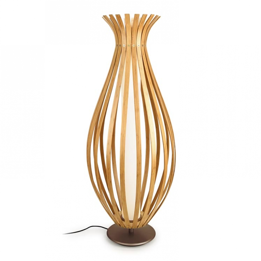 Bamboo LED Floor Lamp