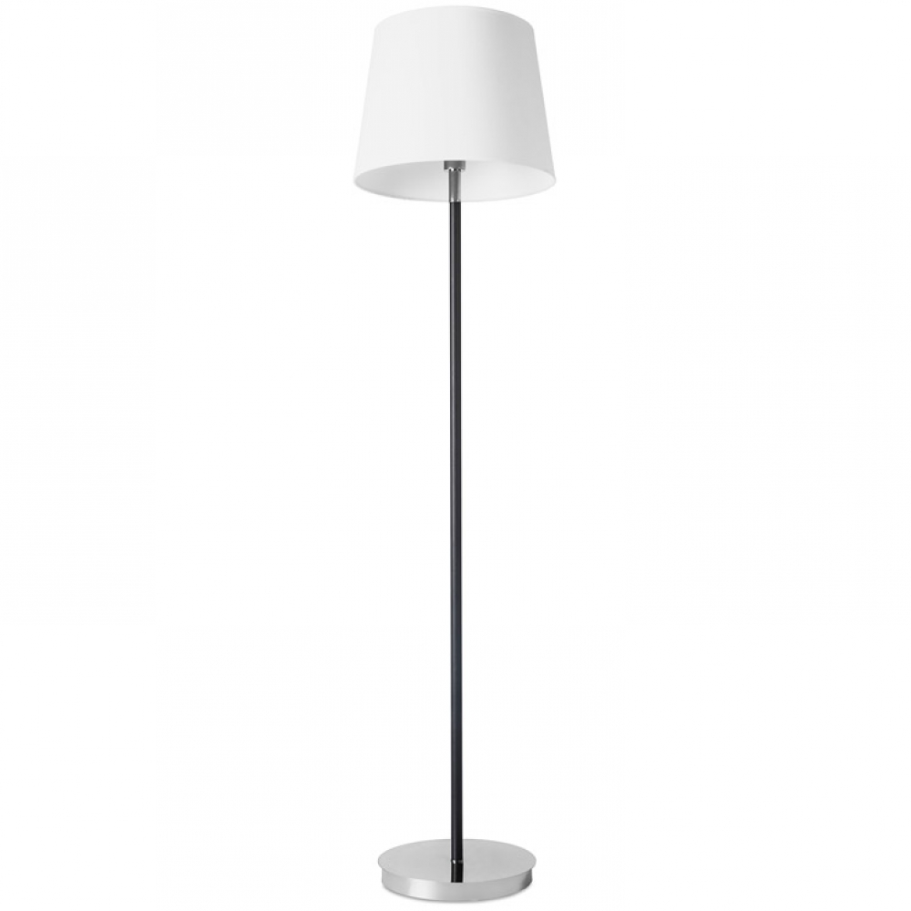 Deluxe Floor Lamp Black And Chrome