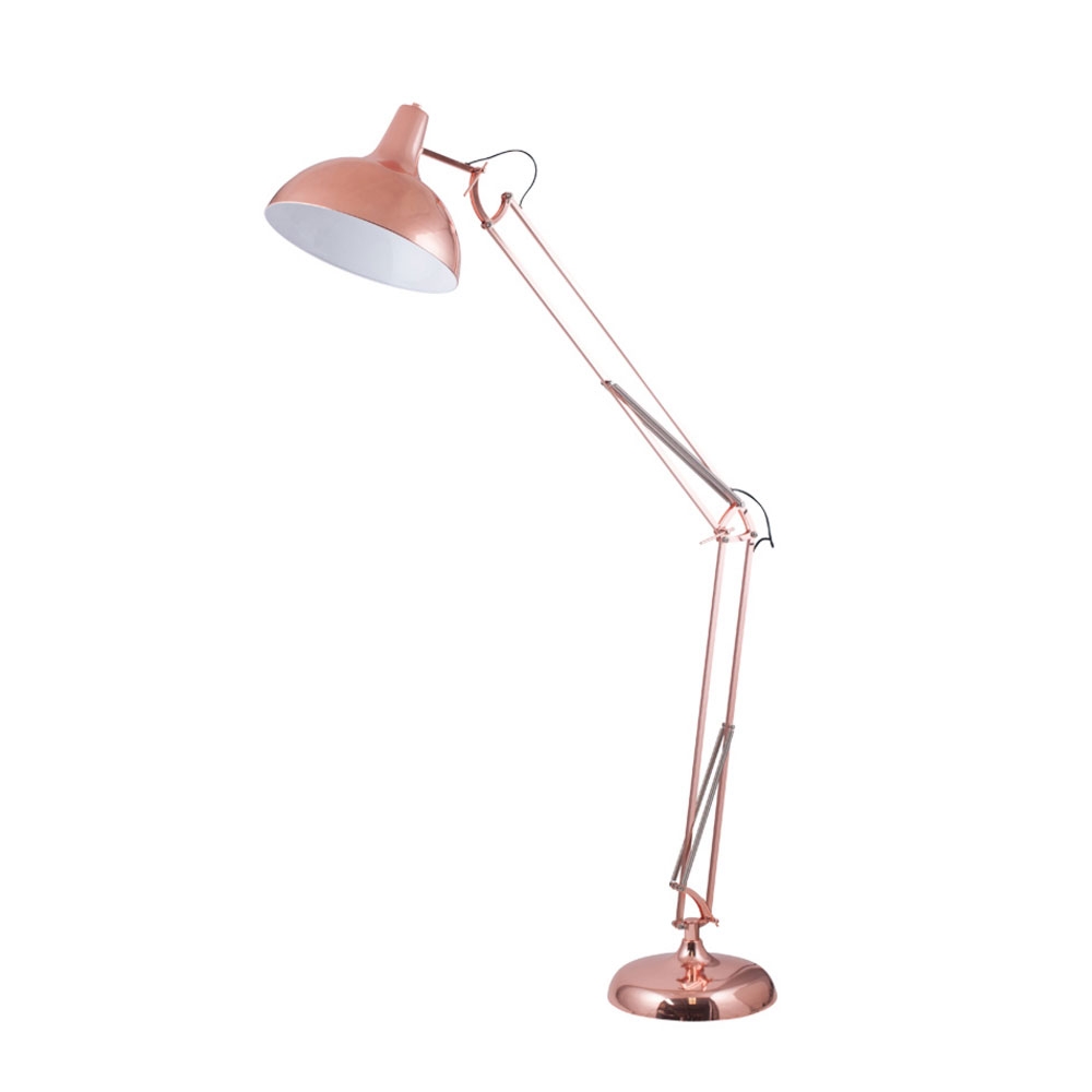 Alonzo Copper Floor Lamp