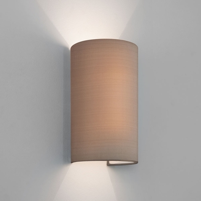 Floating Oyster Tube Fabric Wall Light