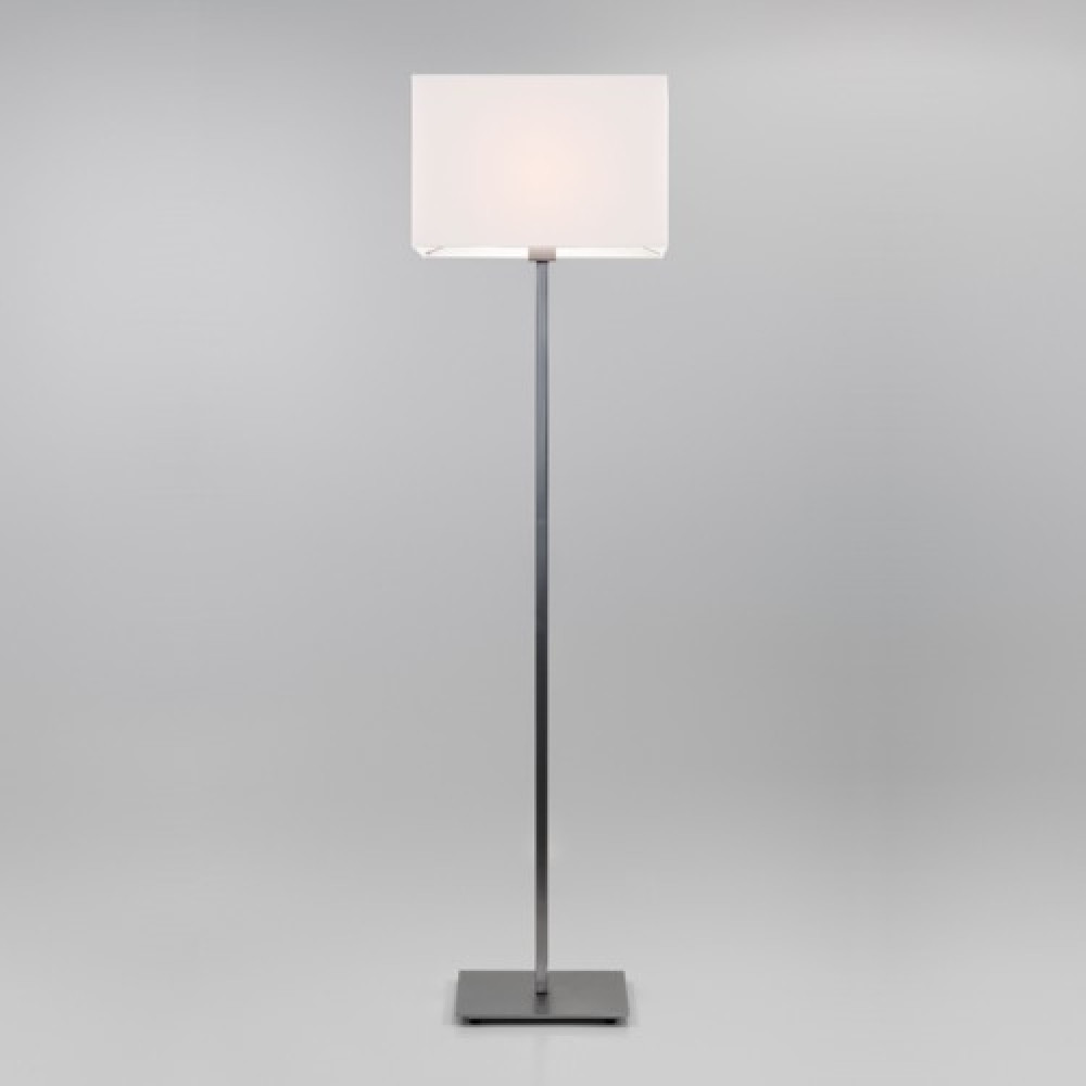 Park Lane Nickel Floor Lamp and Shade