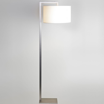 Ravello Nickel Floor Lamp and Shade