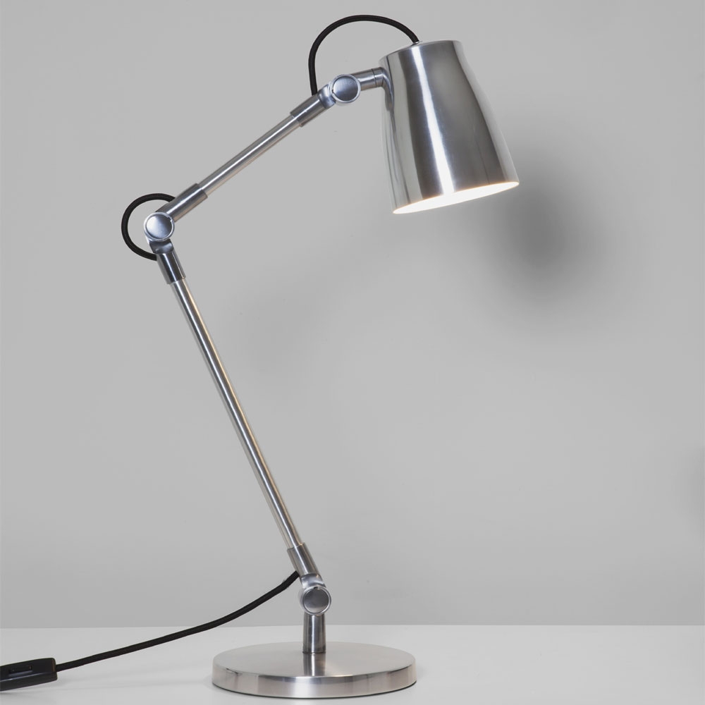 LUXO SPOTLIGHT TABLE LAMP Aluminium