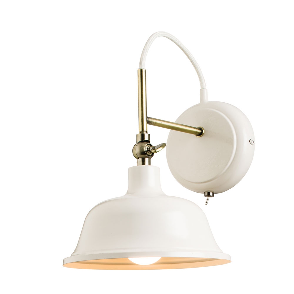 Laughton wall light cream