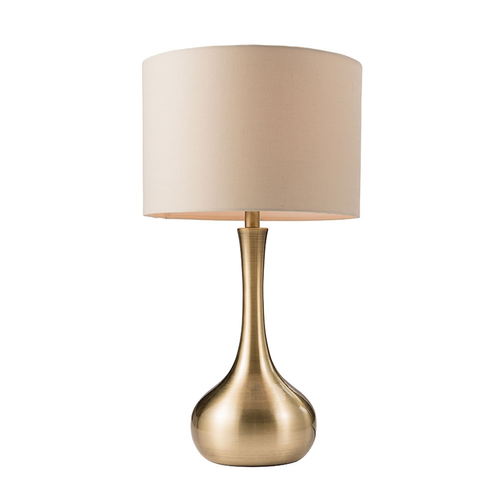 Piccadilly Touch table lamp soft brass