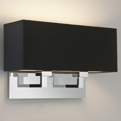 Park Lane Grande Wall light and Black Shade