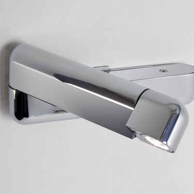 Bracket Polished Chrome Adjustable LED Wall Light