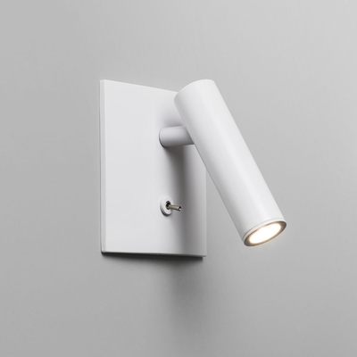 Enna Square Spotlight White LED Wall Light