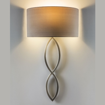 Intertwine Matt Nickel Wall Light