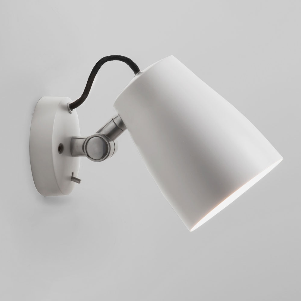 Luxo Spotlight Wall Light White 