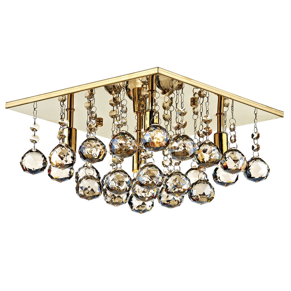 Abacus Antique Gold Flush