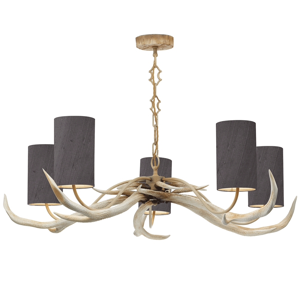 Antler 5 Light Bleached Bespoke Shades