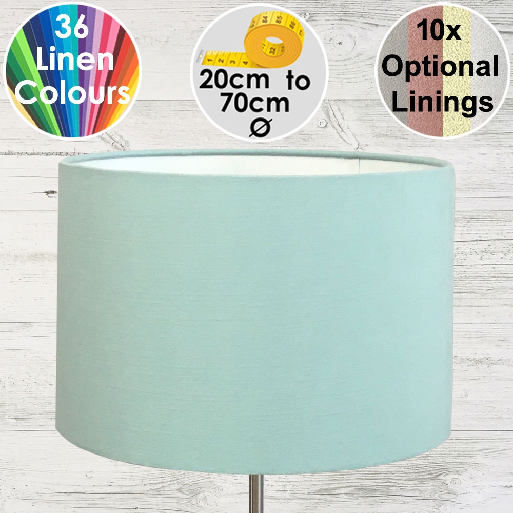 Aura Drum Lampshade Seafoam