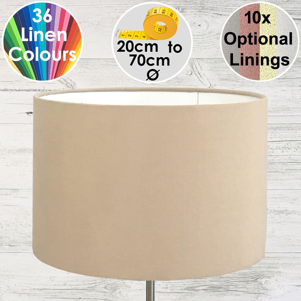 Aura Drum Lampshade Latte