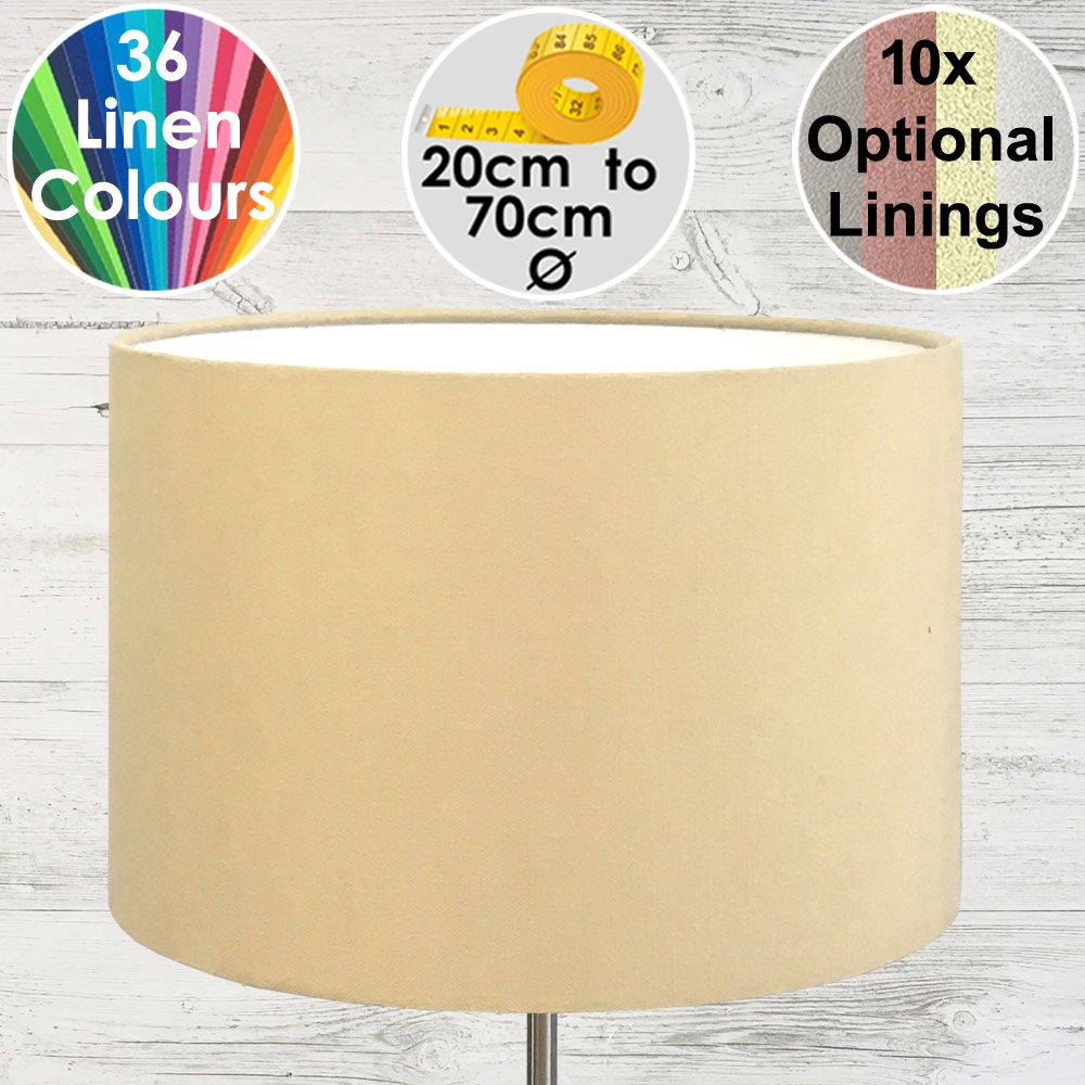 Aura Drum Table lampshade Beige