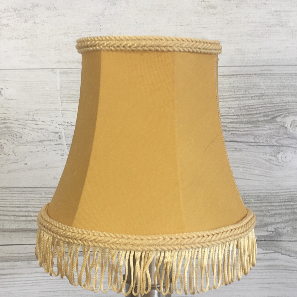 Bowed Empire Candle Gold Fringe