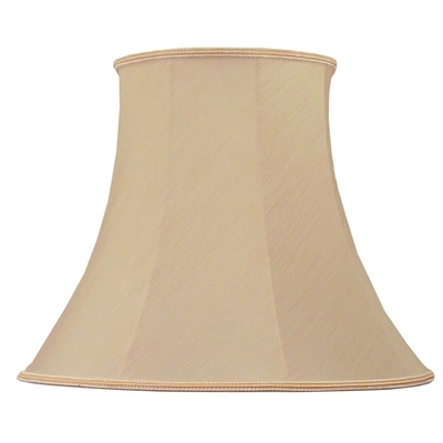 Bowed Empire Lampshade Peach Shantung