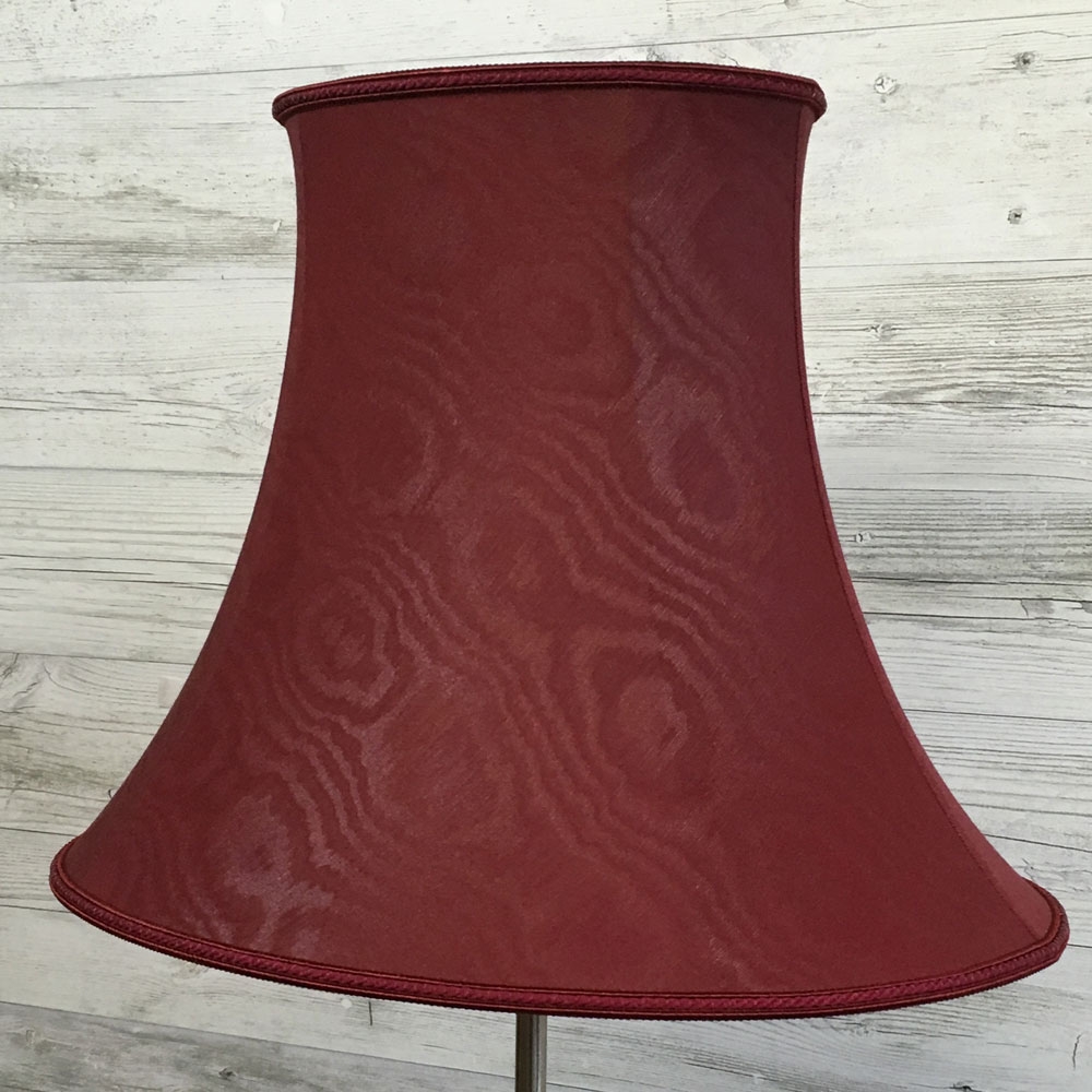 Bowed Oval Shade Burgundy 