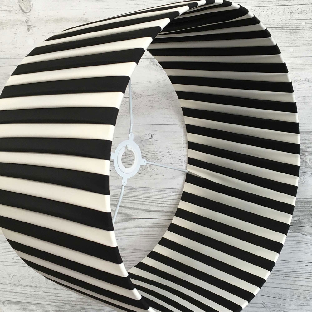 Black and Cream Lampshade