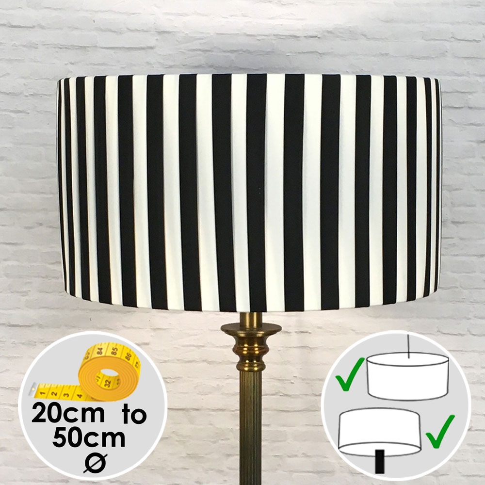 Black and Cream Lampshade