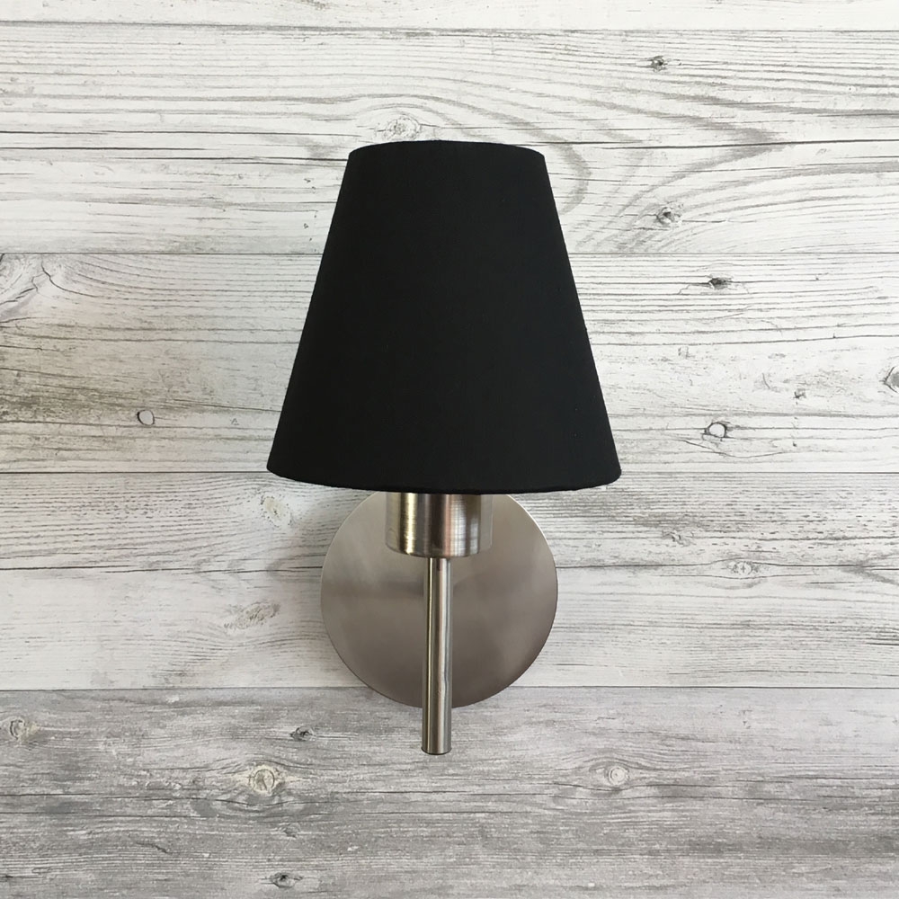 Candle Lamp Shade Black