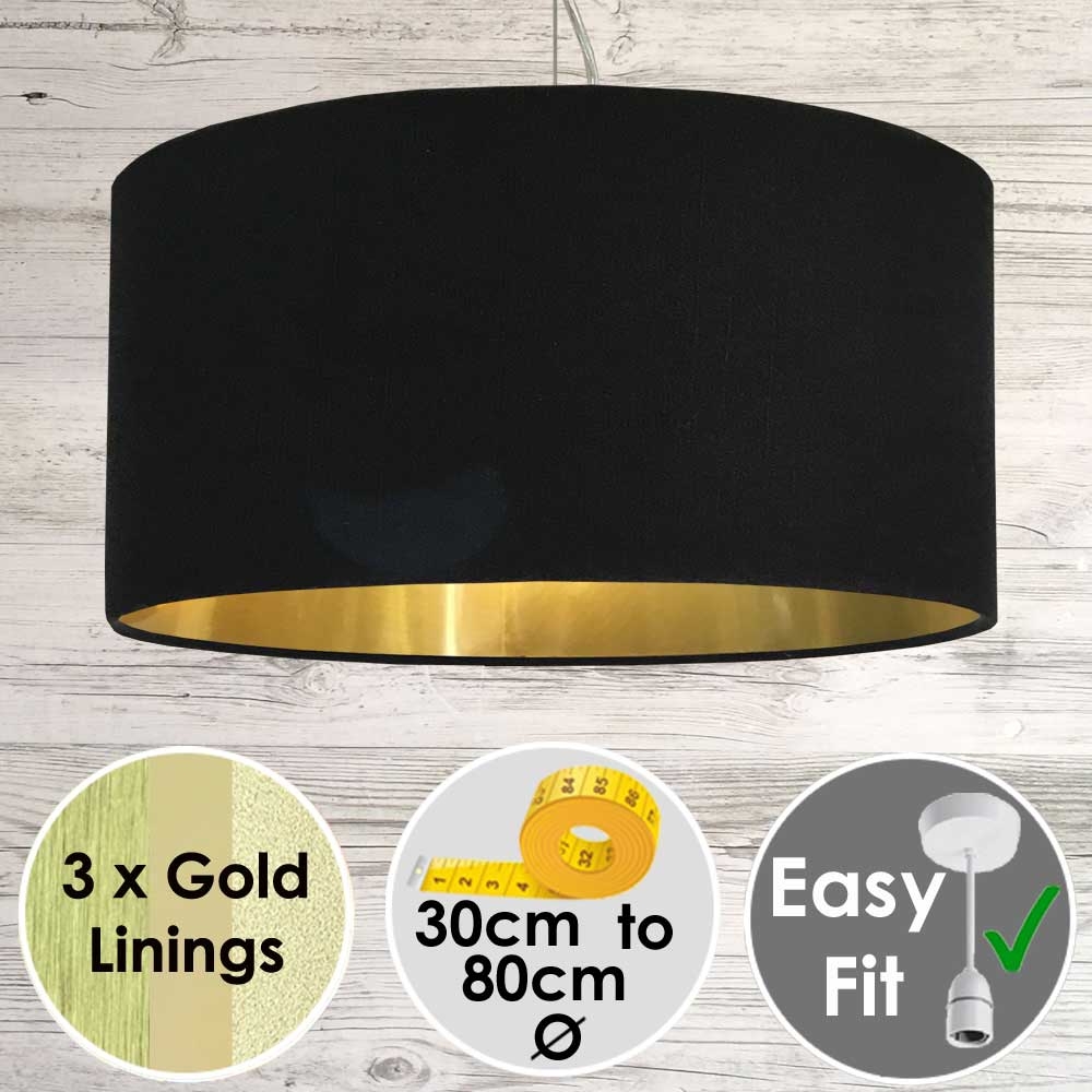 Black and Gold Light Shade