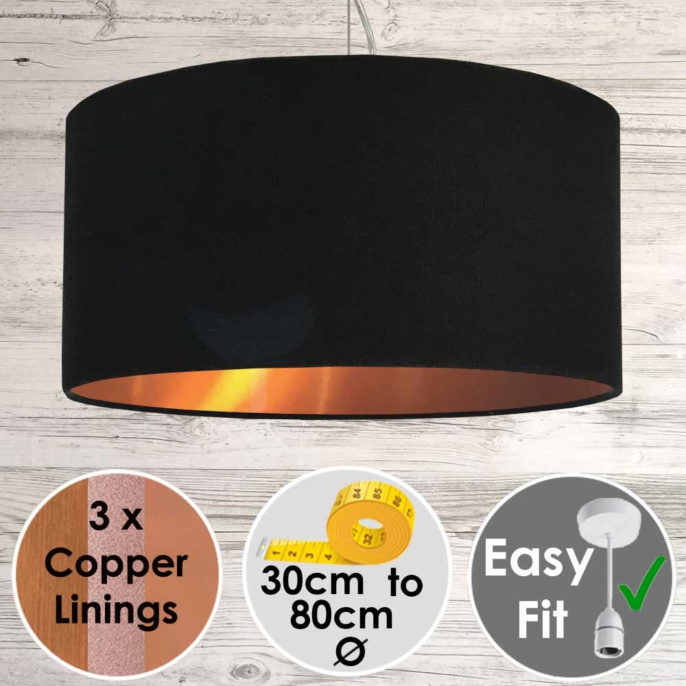 Black and Copper Light Shade