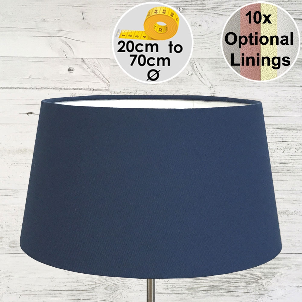 Aria Blue Linen Lamp Shade