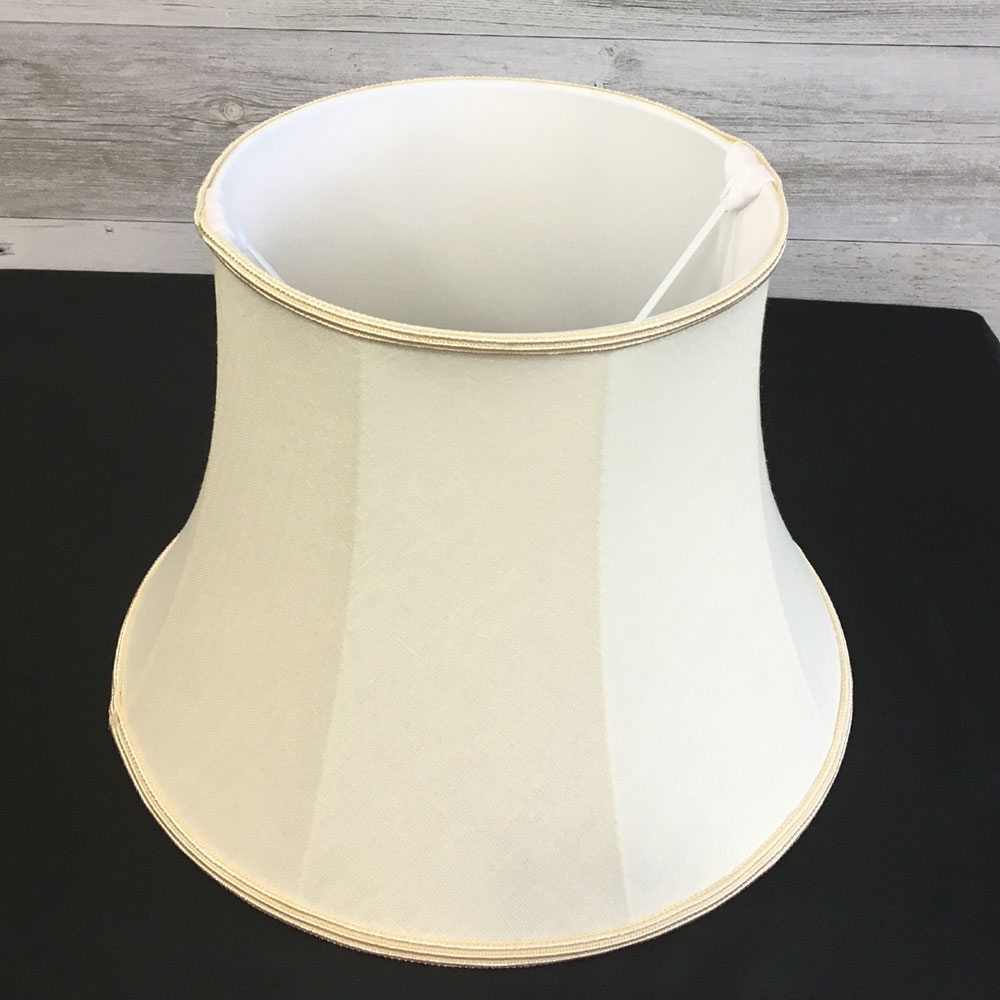 Bowed Drum Lampshade Buttermilk