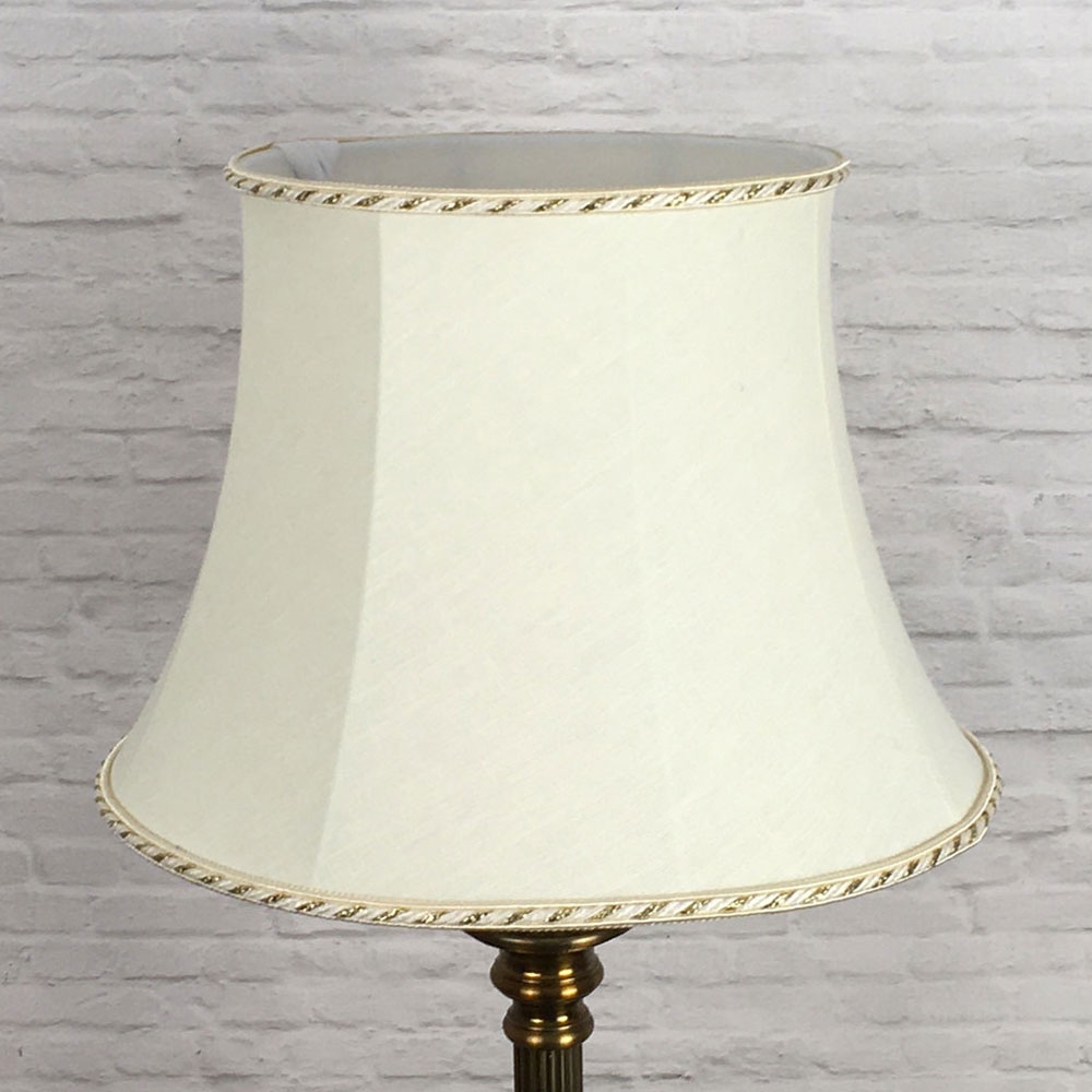 Cream & Gold Bowed Drum Shade