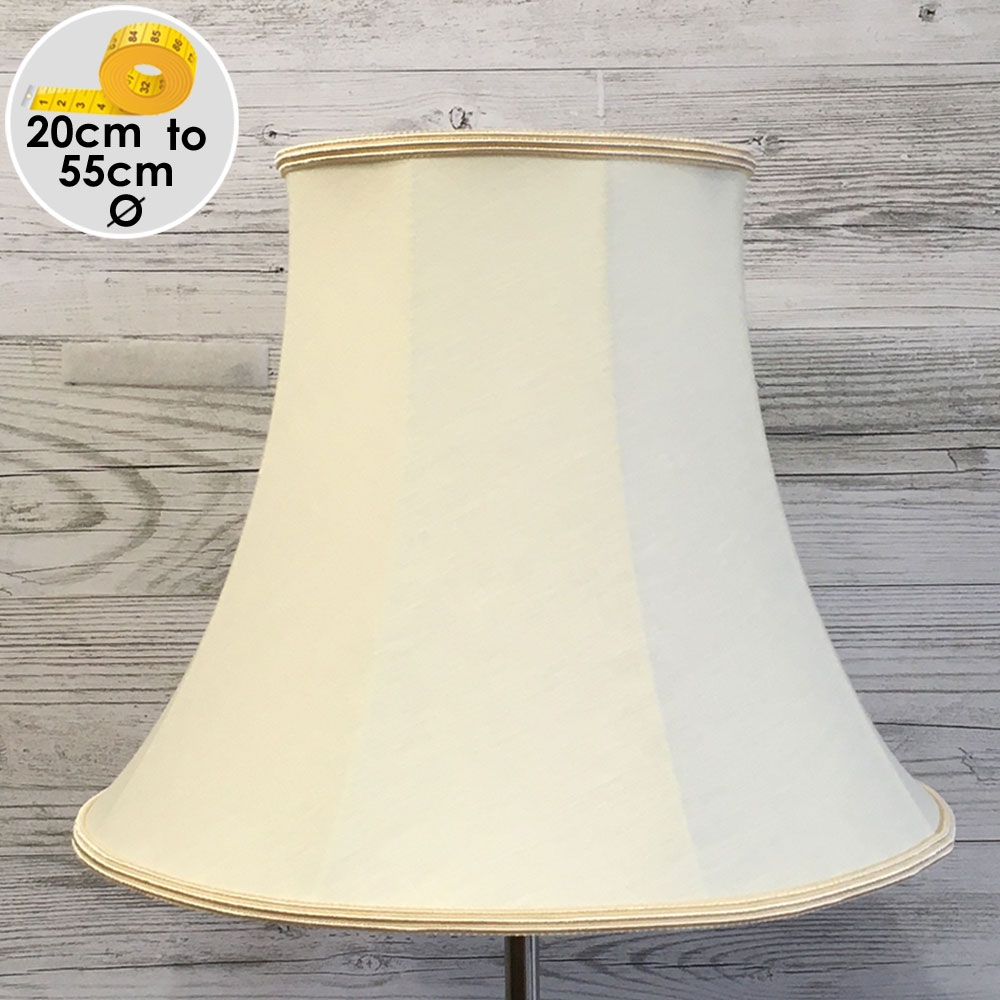 Bowed Empire Lampshade Buttermilk