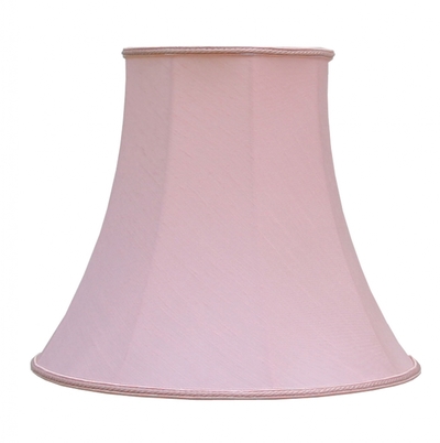 Bowed Empire Lampshade Pink Dupion