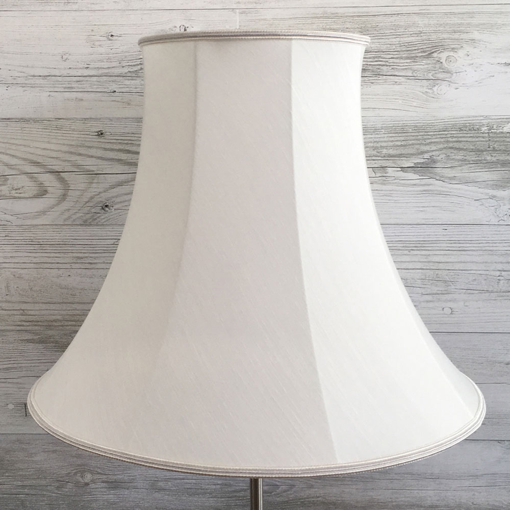 Bowed Empire Lampshade Natural Dupion